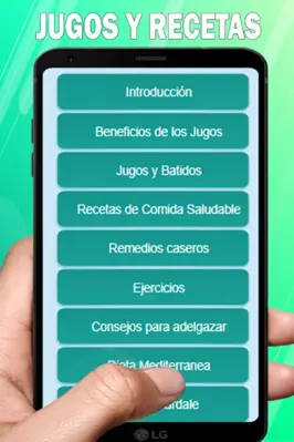 Jugos Para Bajar de Peso Rápid android App screenshot 7